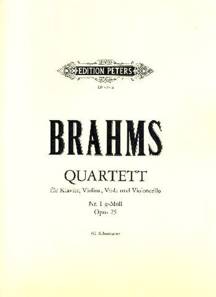 Piano Quartet in G minor Op.25